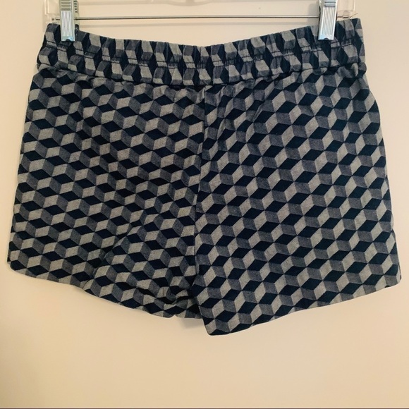 J.Crew Outlet Geometric Elastic Waist Shorts 2 - Picture 4 of 8